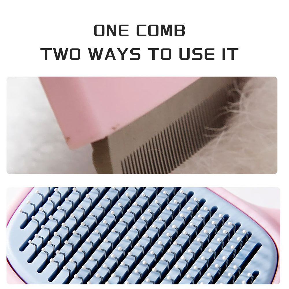 Pet Deshedding Brush Dematting Comb Hair Grooming Tool