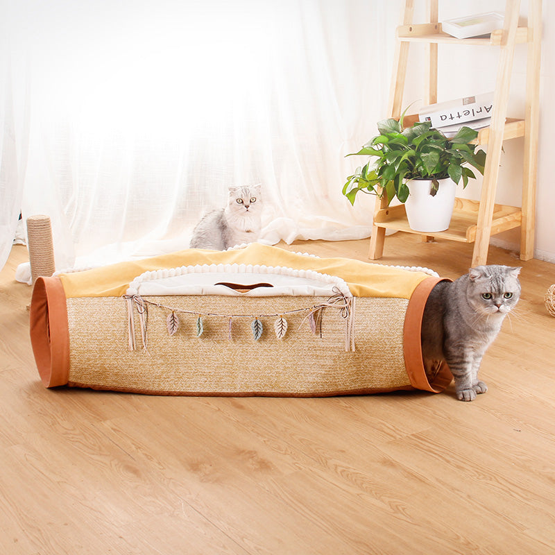 Pet Cat Litter Net Toy With Drilling Hole